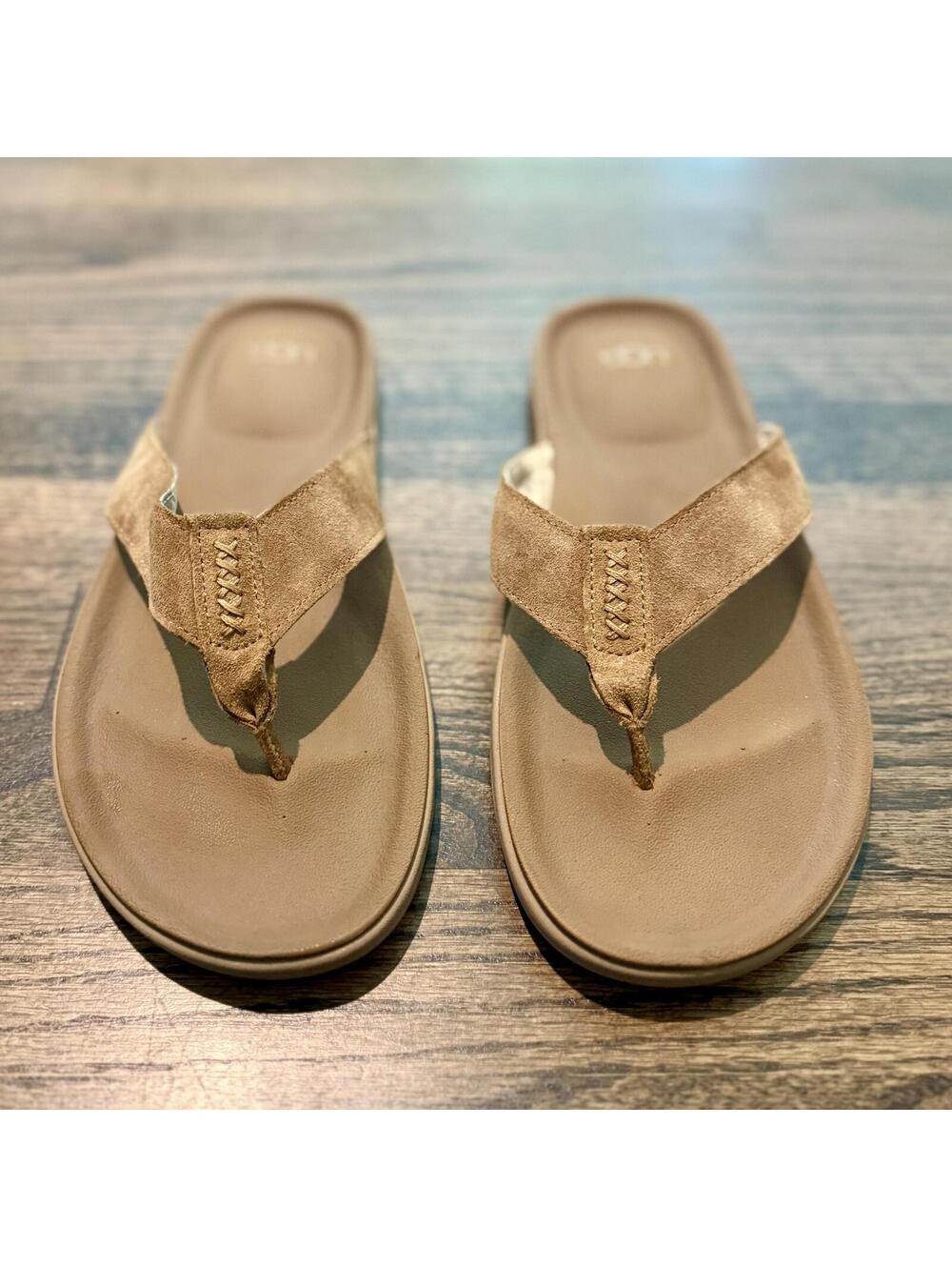 UGG Brookside Men's Brown Flip Flop Sandals US Size 13 - Picture 4 of 7